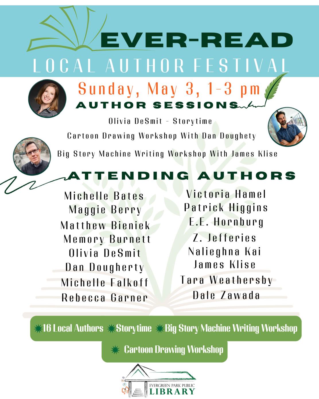 This Sunday! Free library event!