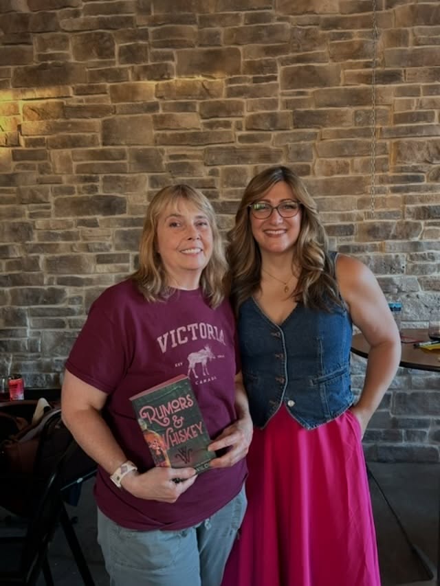 Thank you @lovessweetarrow and @sip_wine_bar! What a fun night! Can’t wait to read this book! @authorvictoriawilder